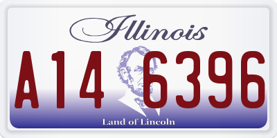 IL license plate A146396