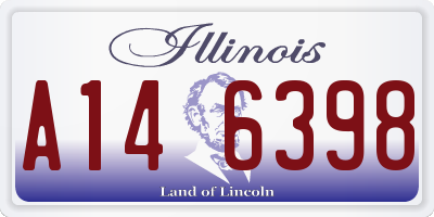 IL license plate A146398