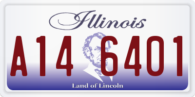 IL license plate A146401