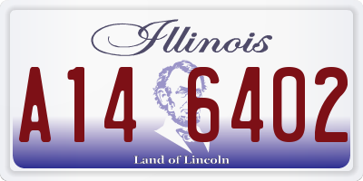 IL license plate A146402