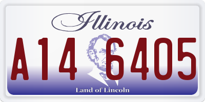 IL license plate A146405