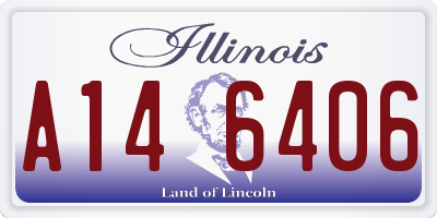 IL license plate A146406