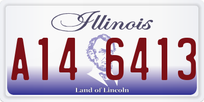 IL license plate A146413