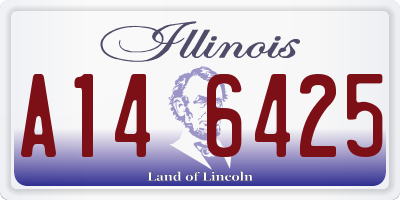 IL license plate A146425