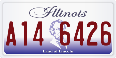 IL license plate A146426