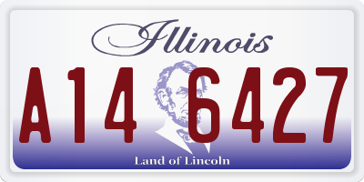 IL license plate A146427
