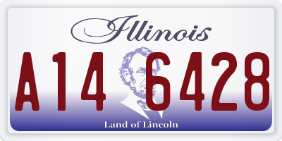 IL license plate A146428