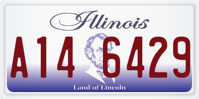 IL license plate A146429