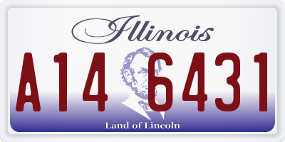 IL license plate A146431