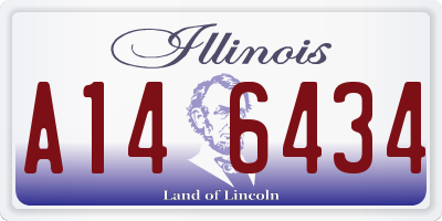 IL license plate A146434