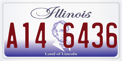 IL license plate A146436