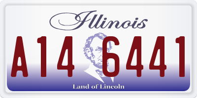 IL license plate A146441