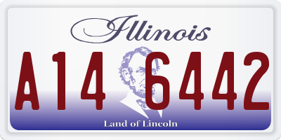 IL license plate A146442