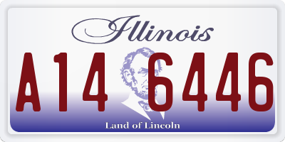 IL license plate A146446