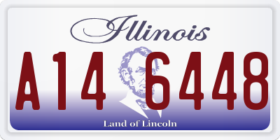 IL license plate A146448