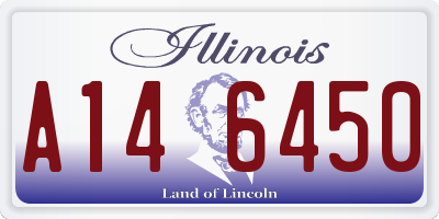 IL license plate A146450