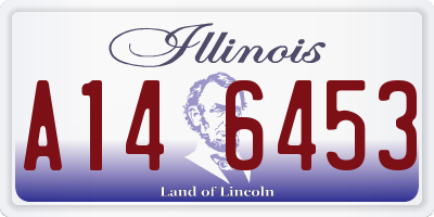 IL license plate A146453