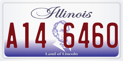 IL license plate A146460