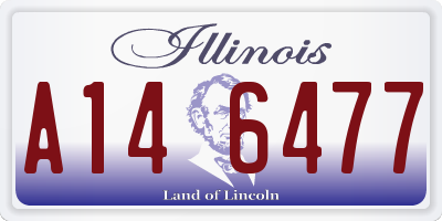 IL license plate A146477