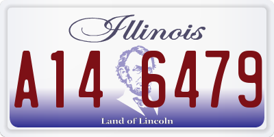 IL license plate A146479