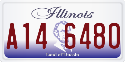 IL license plate A146480