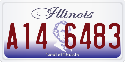 IL license plate A146483