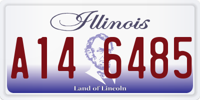 IL license plate A146485