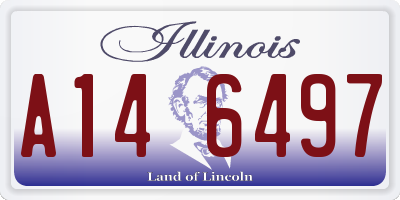 IL license plate A146497