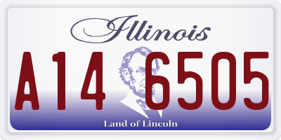 IL license plate A146505