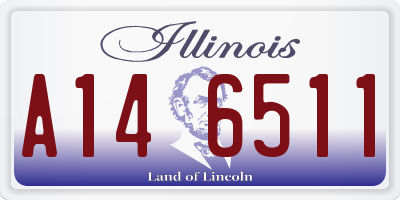 IL license plate A146511