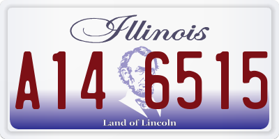 IL license plate A146515