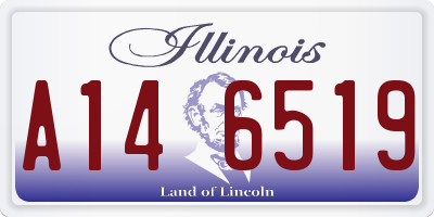 IL license plate A146519