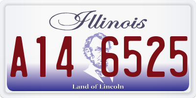 IL license plate A146525