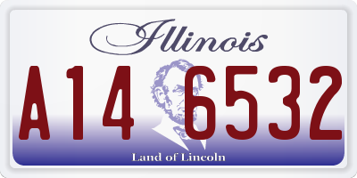 IL license plate A146532