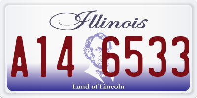 IL license plate A146533