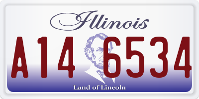 IL license plate A146534