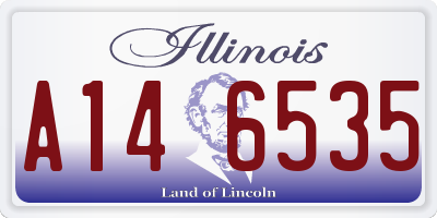 IL license plate A146535