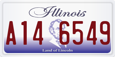 IL license plate A146549