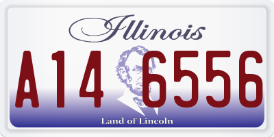 IL license plate A146556