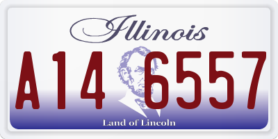 IL license plate A146557