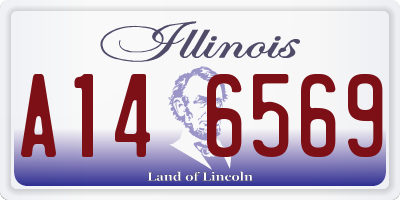 IL license plate A146569