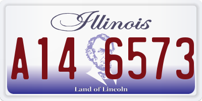 IL license plate A146573