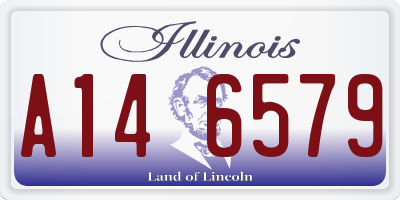 IL license plate A146579