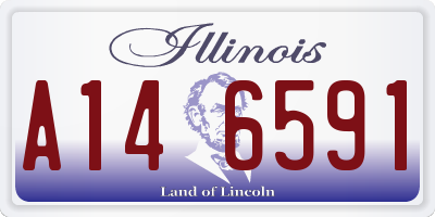 IL license plate A146591
