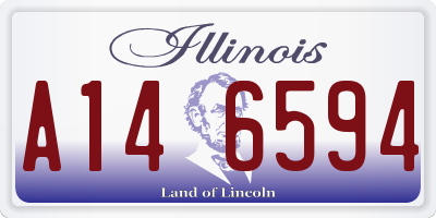 IL license plate A146594