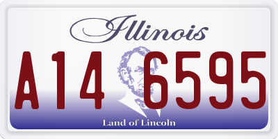 IL license plate A146595