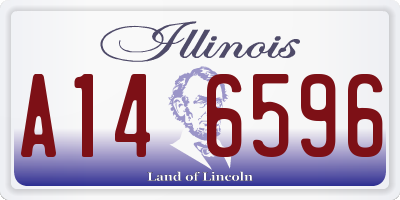 IL license plate A146596