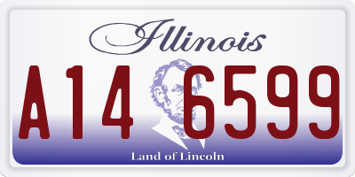 IL license plate A146599