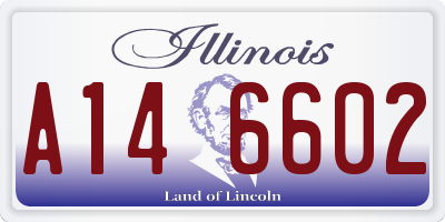 IL license plate A146602