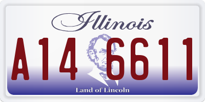 IL license plate A146611